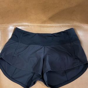 LULULEMON SPEED UP SHORTS 2.5 SIZE 0